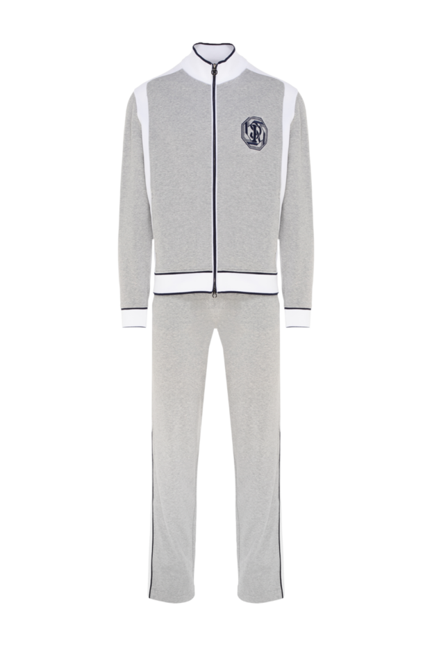 Stefano Ricci walking suit made of cotton and elastane gray 177142 - photo 1