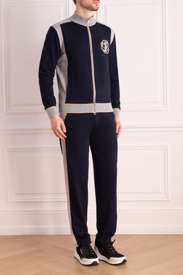Stefano Ricci walking suit made of cotton and elastane blue 177143 - photo 3
