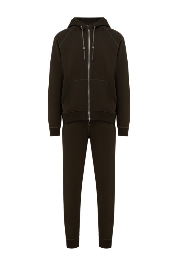 Moorer walking suit made of cotton and elastane green 177144 - photo 1