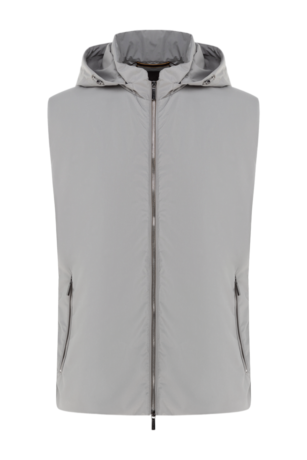 Moorer man men's gray polyester vest buy with prices and photos 177149 - photo 1