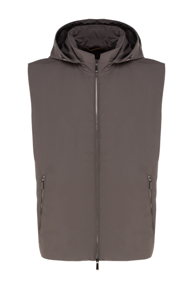 Moorer man men's gray polyester vest buy with prices and photos 177150 - photo 1