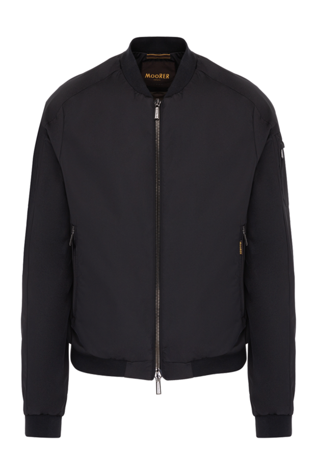 Moorer man black polyester jacket for men buy with prices and photos 177152 - photo 1