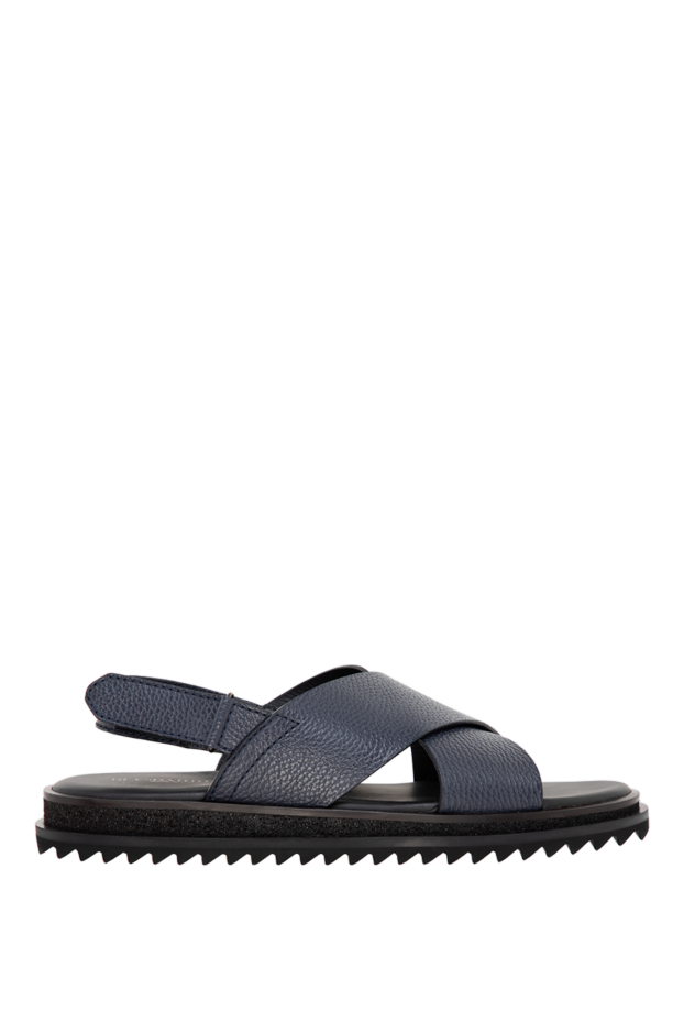 Barrett flip flops made of genuine leather blue for men 177181 - photo 1
