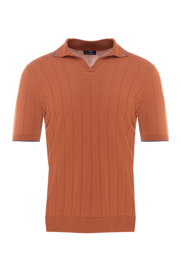 Barba Napoli man men's orange silk polo buy with prices and photos 177198 - photo 1