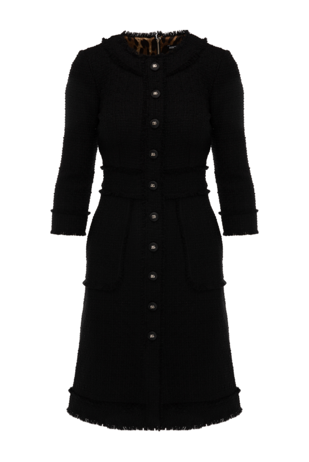 Dolce & Gabbana woman women's black wool and polyamide dress buy with prices and photos 177205 - photo 1