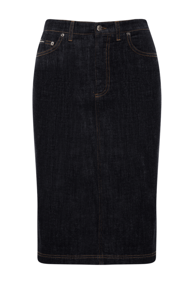 Dolce & Gabbana denim skirt made of cotton and elastane for women blue 177210 - photo 1