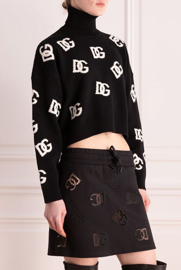 Dolce & Gabbana black wool sweater for women 177217 - photo 3