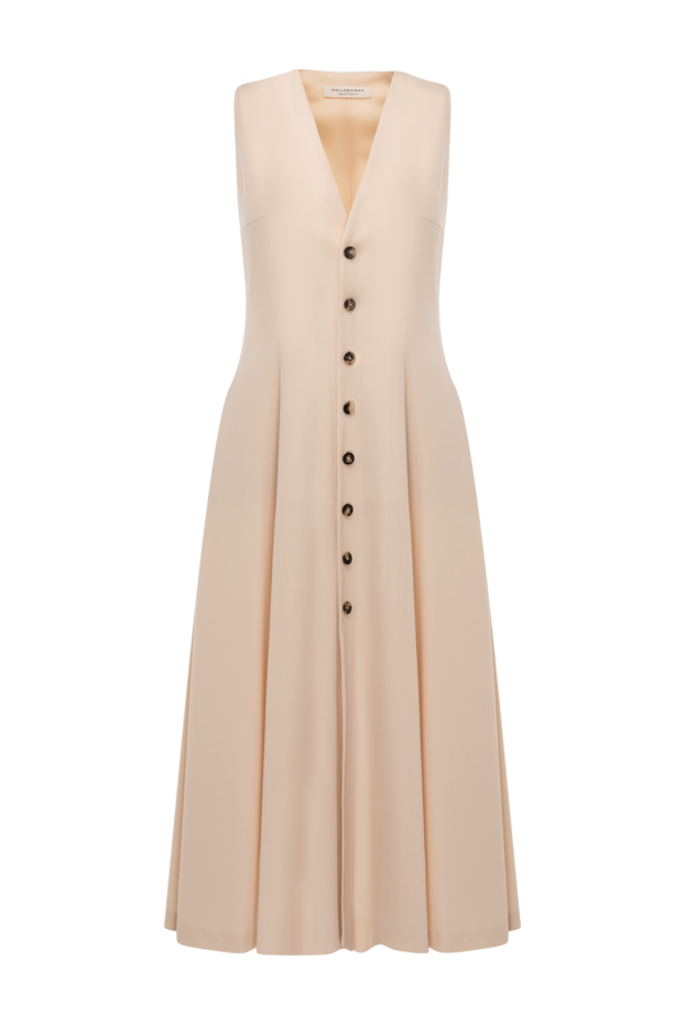 Philosophy di Lorenzo Serafini woman women's dress beige buy with prices and photos 177243 - photo 1