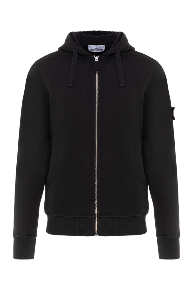 Stone Island man men's cotton sports jacket, black buy with prices and photos 177263 - photo 1