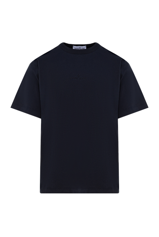 Stone Island man cotton t-shirt for men, black buy with prices and photos 177269 - photo 1