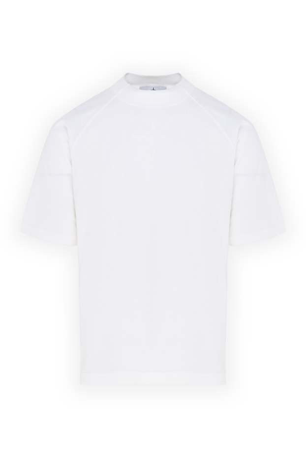 Stone Island man cotton t-shirt for men white buy with prices and photos 177278 - photo 1