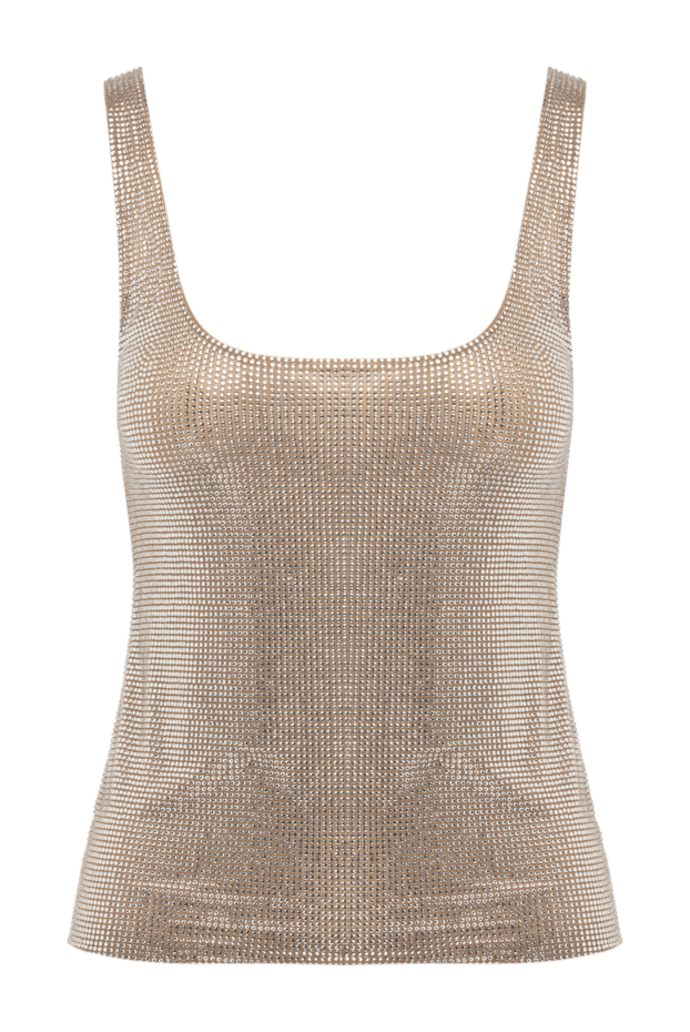 Giuseppe Di Morabito woman women's brown polyamide and elastane top buy with prices and photos 177288 - photo 1