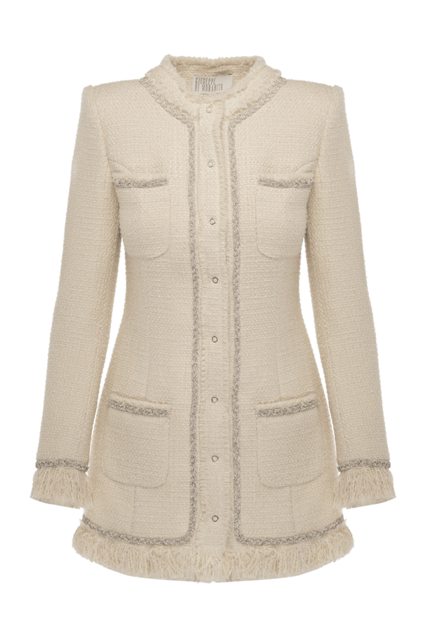 Knitted dress for women beige - photo 1