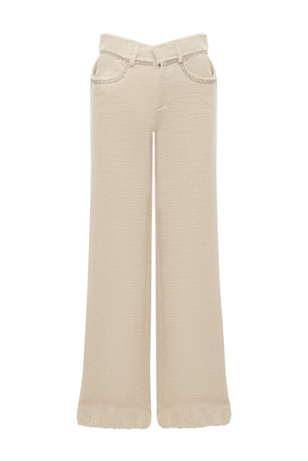 Giuseppe Di Morabito woman women's beige knitted trousers buy with prices and photos 177292 - photo 1