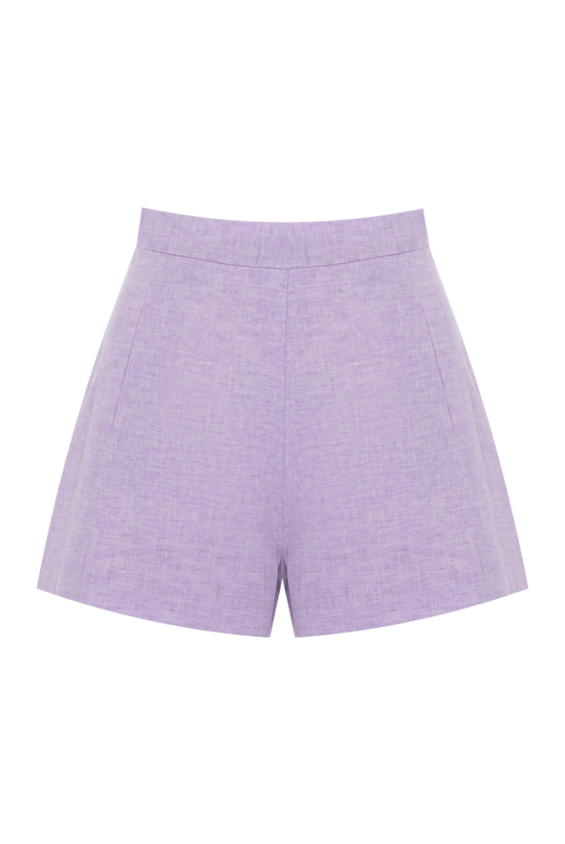 Forte dei Marmi Couture woman women's linen shorts purple buy with prices and photos 177297 - photo 1