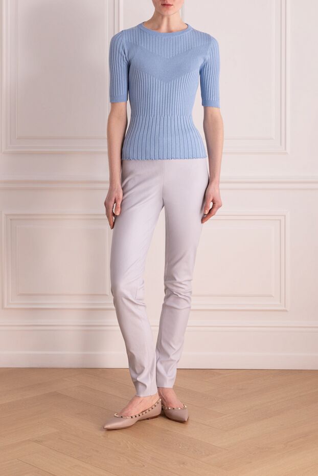 Max&Moi women's pastel skinny leather leggings 177309 - photo 2