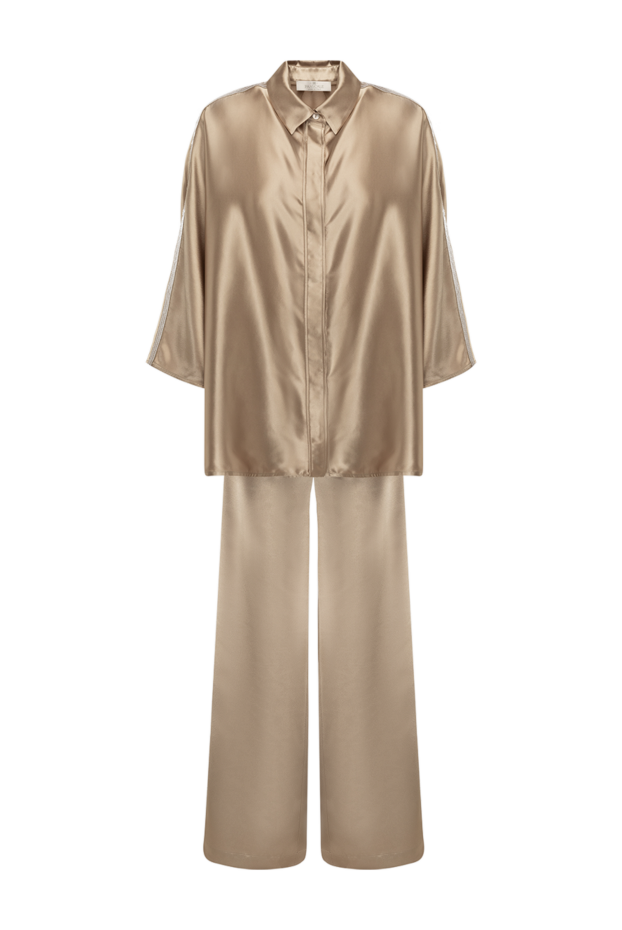 Panicale suit with polyester pants for women beige 177344 - photo 1