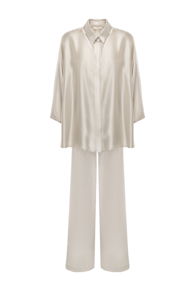 Panicale women's suit with polyester pants gray 177345 - photo 1