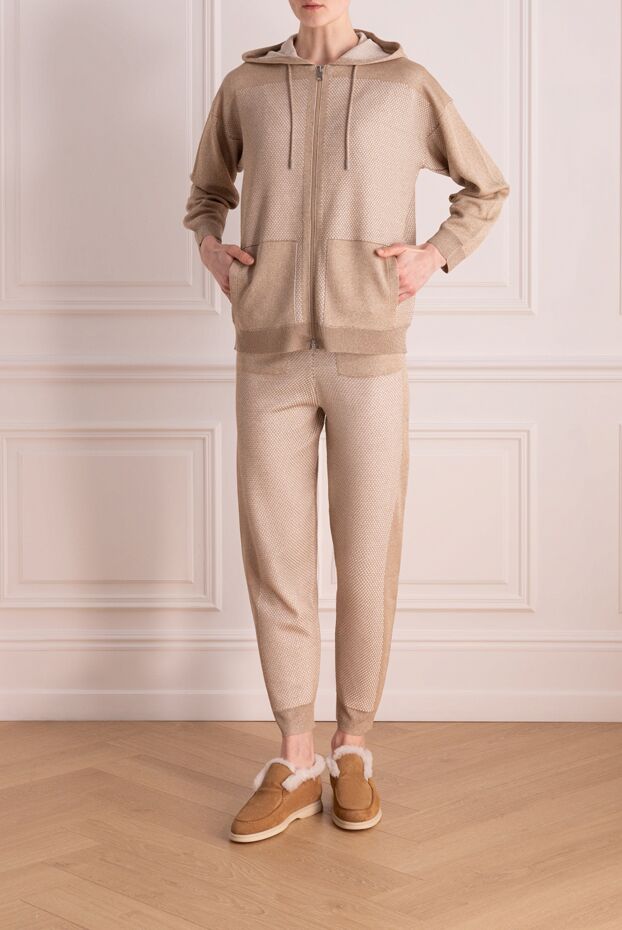 Panicale casual beige suit with joggers 177348 - photo 3