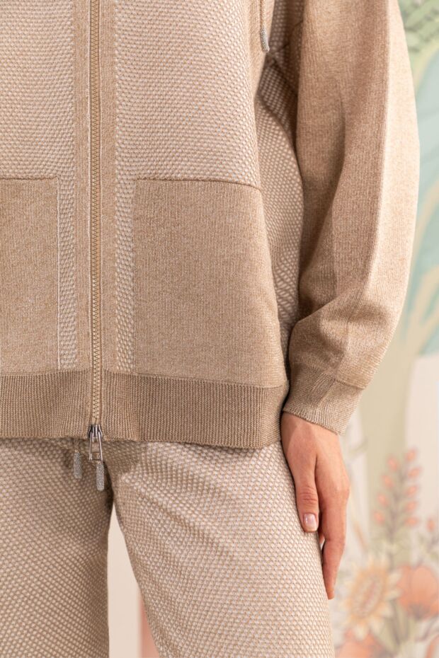 Panicale casual beige suit with joggers 177348 - photo 2