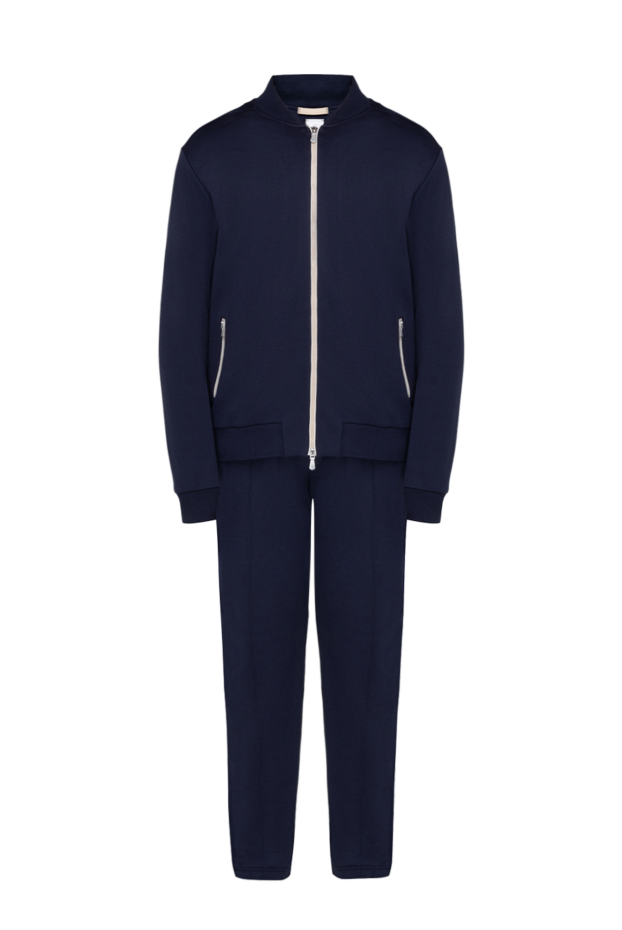 Eleventy men's walking suit made of cotton and polyamide blue 177509 - photo 1