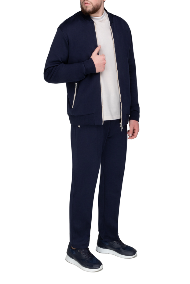 Eleventy men's walking suit made of cotton and polyamide blue 177509 - photo 2