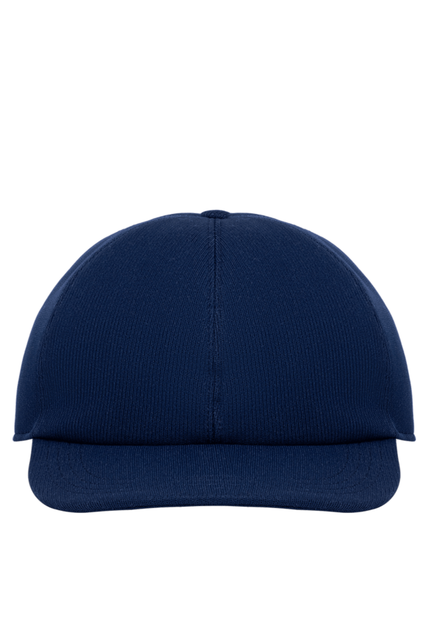 Eleventy cap made of cotton men's blue 177550 - photo 1