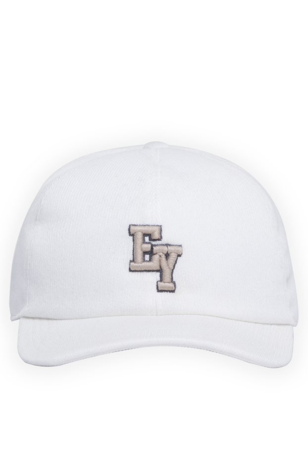 Eleventy men's gray cotton cap with embroidered logo 177552 - photo 1