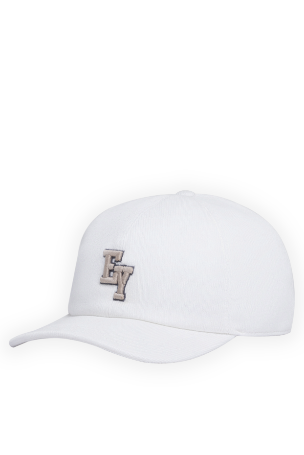 Eleventy men's gray cotton cap with embroidered logo 177552 - photo 3