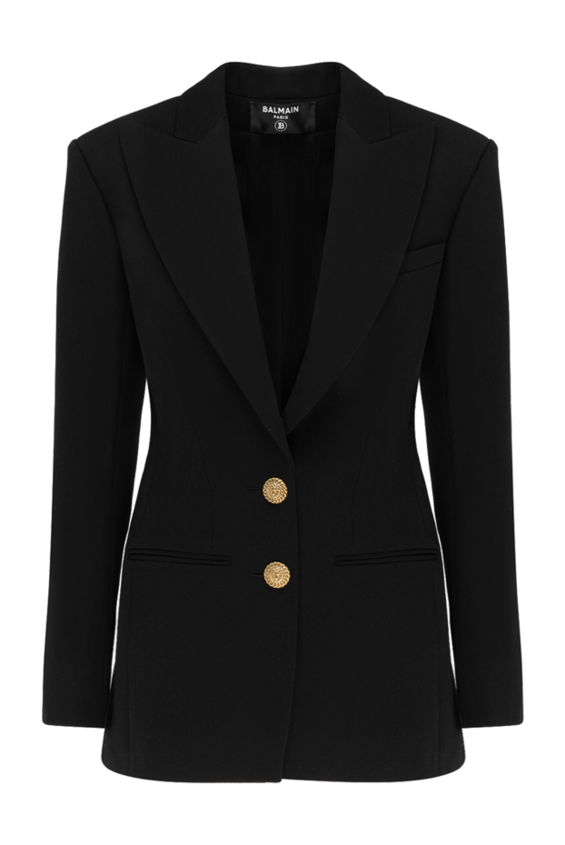 Balmain woman women's black wool jacket buy with prices and photos 177571 - photo 1