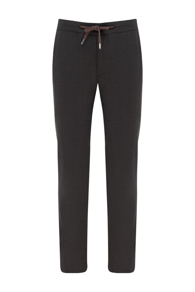 Cesare di Napoli man men's wool trousers brown buy with prices and photos 177583 - photo 1