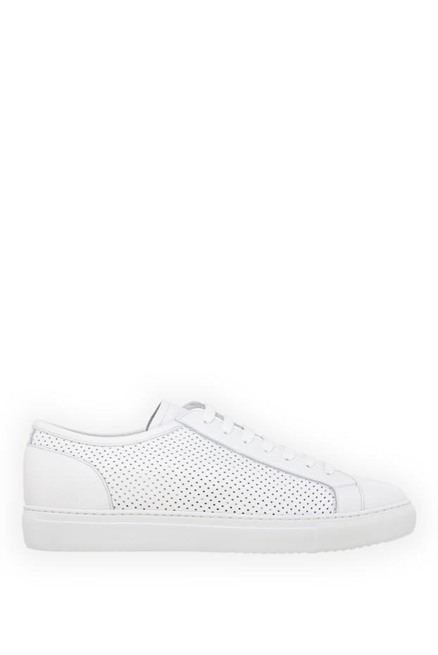 Doucal`s man genuine leather sneakers for men, white buy with prices and photos 177596 - photo 1