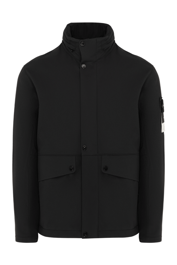 Stone Island man men's black polyester and elastane jacket buy with prices and photos 177602 - photo 1