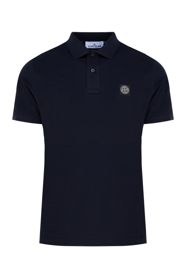 Stone Island man men's blue cotton polo buy with prices and photos 177609 - photo 1