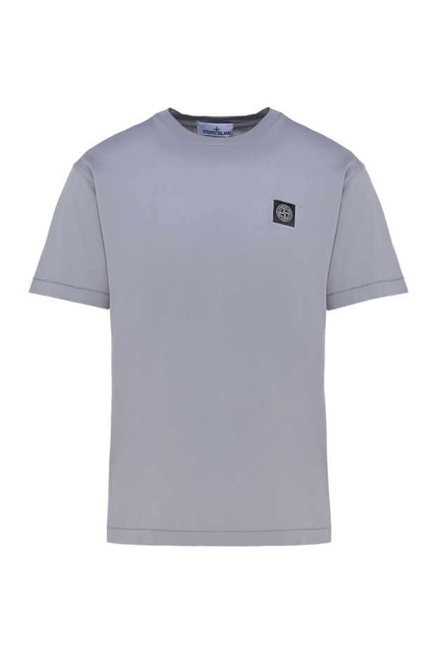 Stone Island man gray cotton t-shirt for men buy with prices and photos 177617 - photo 1