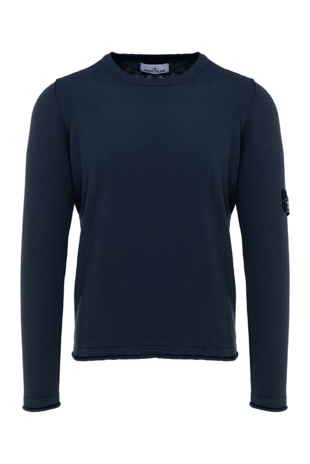 Stone Island man men's blue long sleeve cotton jumper buy with prices and photos 177625 - photo 1