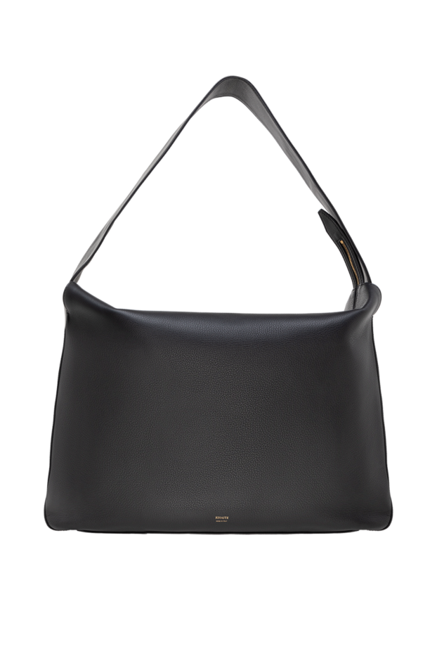 Khaite spacious leather bag in black with a laconic design 177641 - photo 1