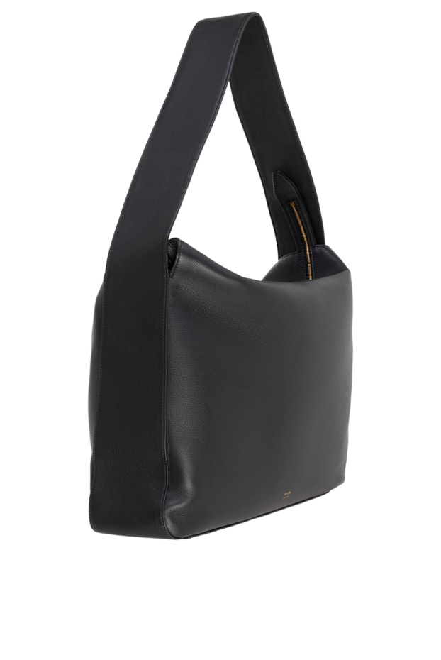 Khaite spacious leather bag in black with a laconic design 177641 - photo 3