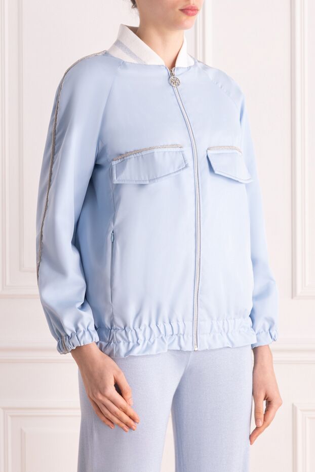 Rocco Ragni women's cotton jacket blue 177650 - photo 3