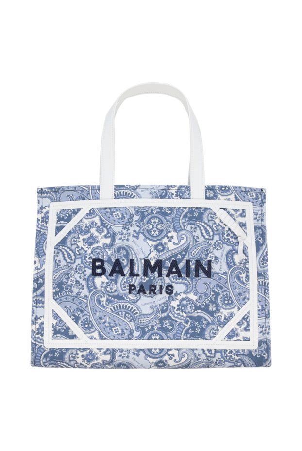 Balmain woman women's blue cotton bag buy with prices and photos 177775 - photo 1