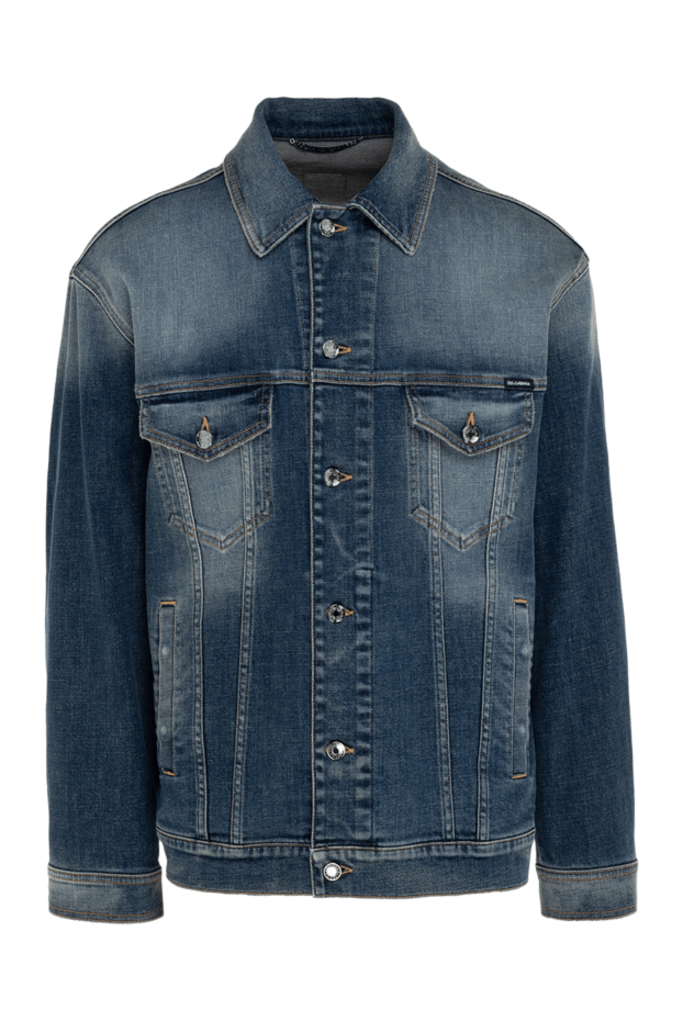 Dolce & Gabbana denim jacket made of cotton and elastane blue for men 177790 - photo 1