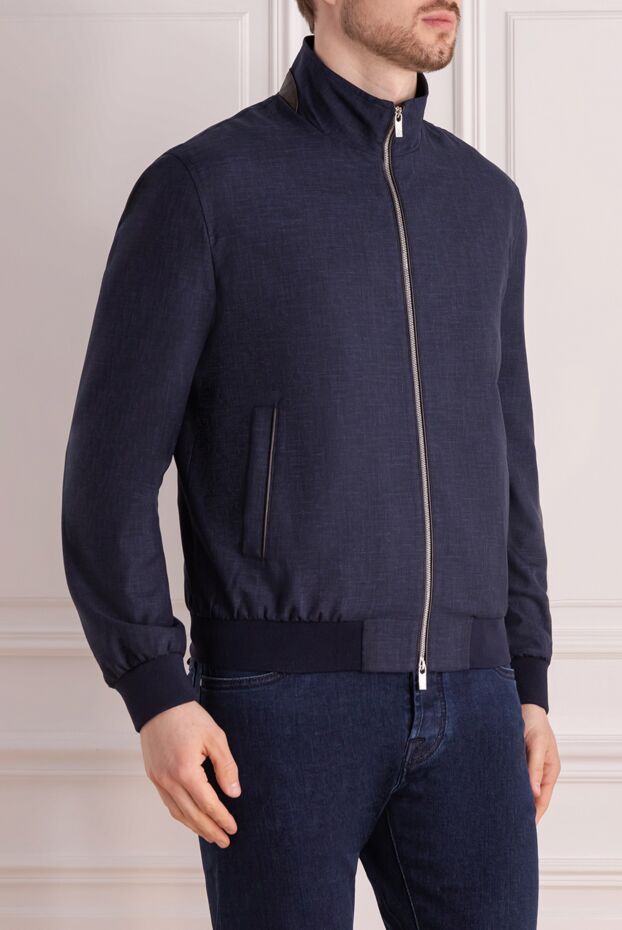 Tombolini men's blue wool jacket 177809 - photo 3