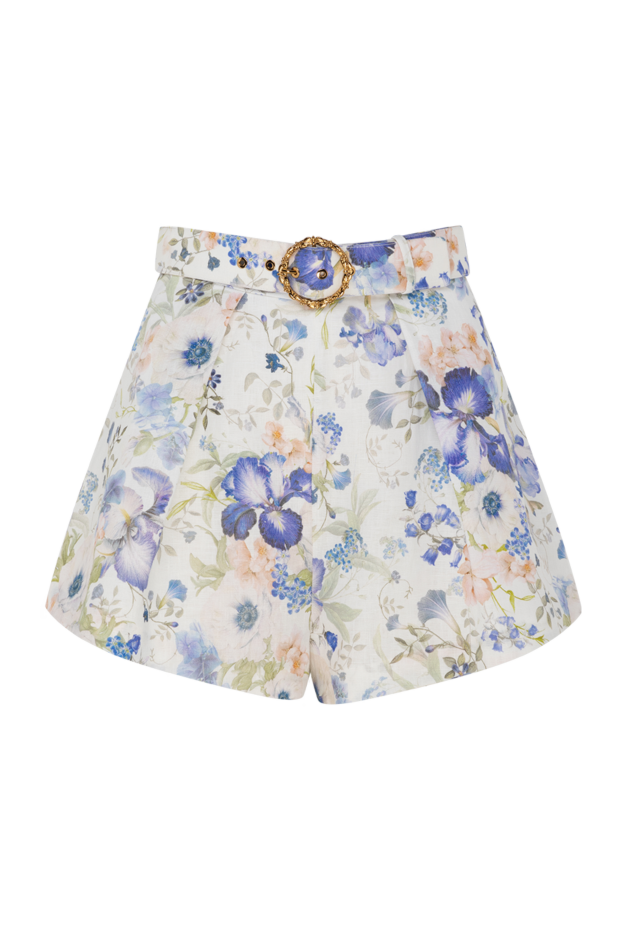 Zimmermann women's blue shorts made of linen 177826 - photo 1