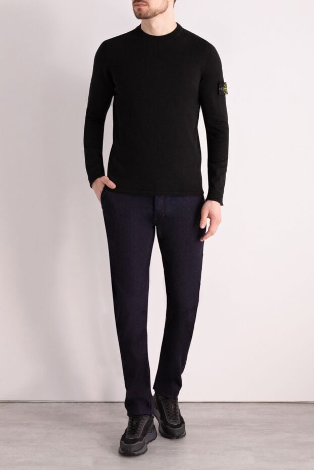 Jacob Cohen dark blue jeans with textile drawstring and minimalist trim 177829 - photo 2