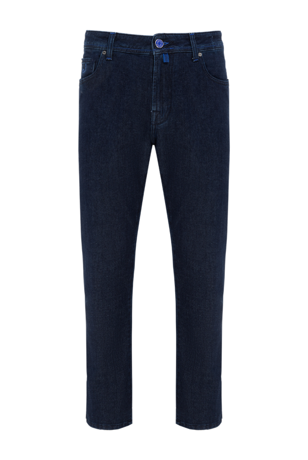 Jacob Cohen dark blue heavy denim jeans with signature button 177832 - photo 1