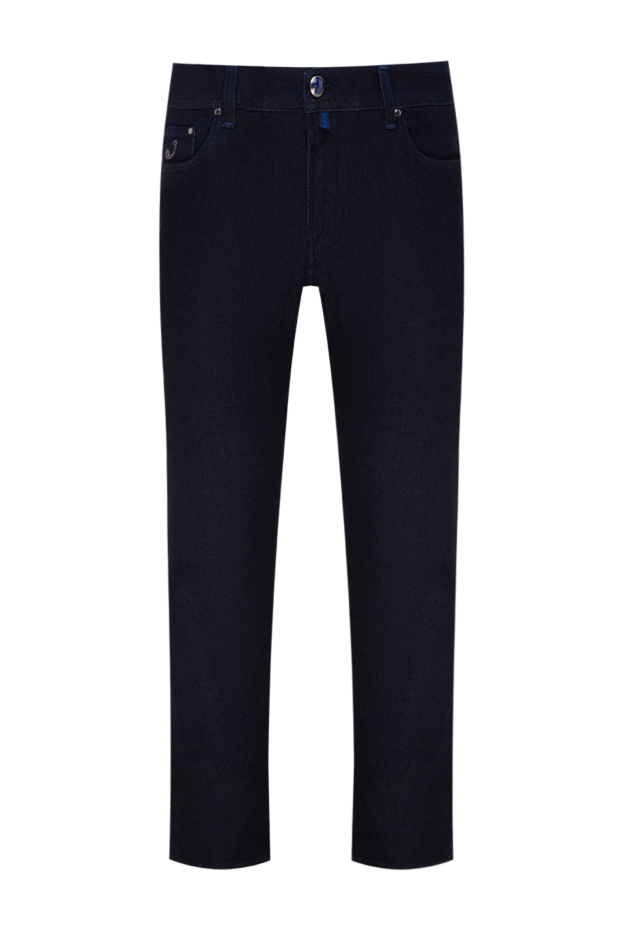 Jacob Cohen men's trousers made of thick denim in a rich blue color 177833 - photo 1