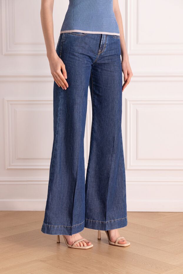 Jacob Cohen jeans made of cotton and linen for women blue 177835 - photo 3