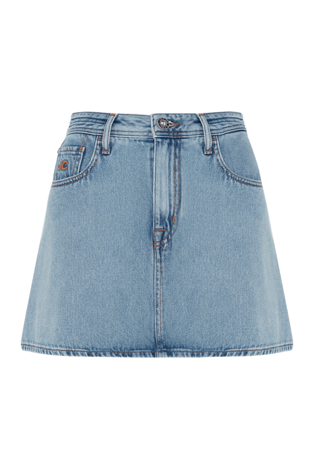 Jacob Cohen blue denim mini skirt with contrast stitching 177840 - photo 1