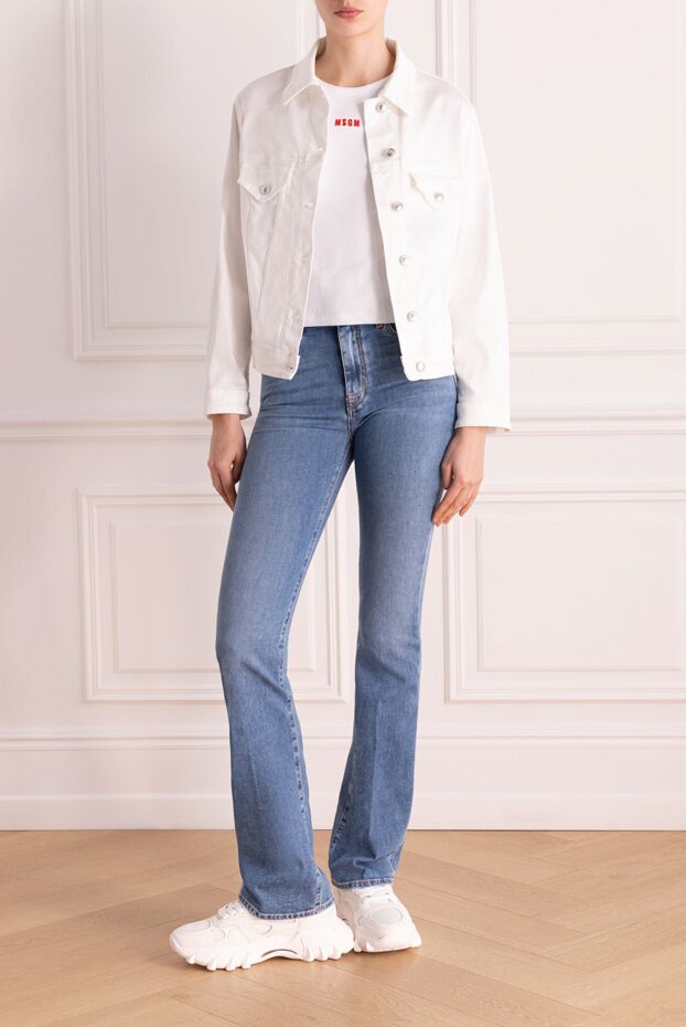 Jacob Cohen women's denim jacket white 177842 - photo 3