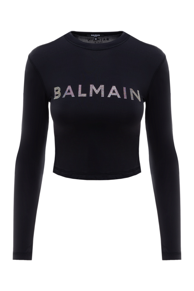Balmain woman women's black polyamide and elastane sweatshirt buy with prices and photos 177849 - photo 1